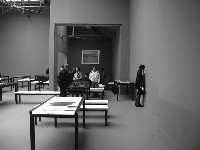 Άποψη της έκθεσης «Παραδείγματα» στην 9η Biennale Αρχιτεκτονικής