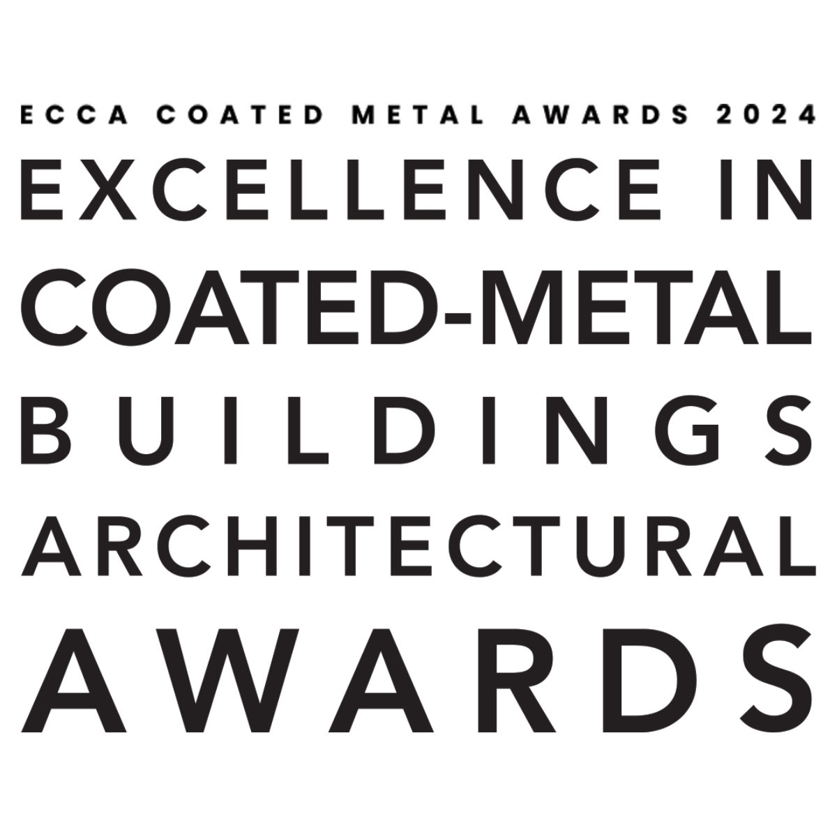 ECCA COATED METAL AWARDS 2024